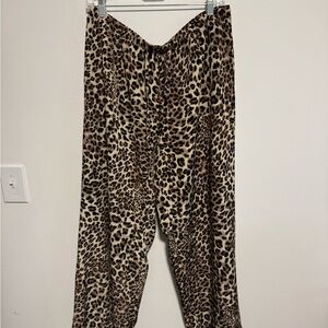 Leopard Print Women's Pants